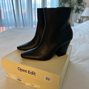 Open Edit Ankle Boots - Size 8